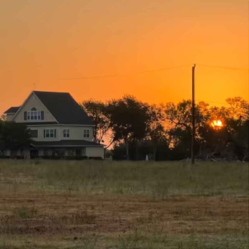 Yvonne Scherny posted this sunrise photo on KSAT Connect on July 25, 2023